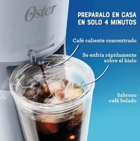 Cafetera Oster® Para Café Helado Bvstdc01g Con Accesorios